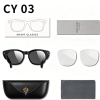 Nuevas Gafas Inteligentes CY03 con Cámara HD de 8MP, Grabación de Video 1080P, Estuche de Carga Magnética de Gran Capacidad de 2000 mAh, Mayor Duración de la Batería
