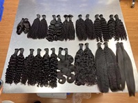 Extensions de cheveux vietnamiens lisses de haute qualité, double trame, cheveux Remy, fabrication à la machine, vente en gros d'usine