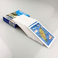 Cartes à Jouer de Poker Familiales Géantes Imperméables Personnalisées avec Impression en Gros pour Jeux de Société