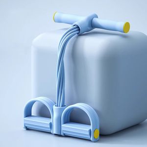 PVC Eco-Friendly Comfortable <b>Exercise</b> Resistance <b>Rope</b> Multicolor Durable Portable Home Gym Abdominal Leg Eight Tube Yoga Pedal - Product Image 1