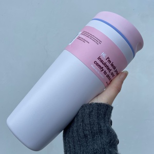 Nuovo Arrivo: Tazza <span class=keywords><strong>da</strong></span> <span class=keywords><strong>Caffè</strong></span> in Acciaio Inox a Doppia Parete <span class=keywords><strong>da</strong></span> 20oz, Tumbler Isolato Antigoccia <span class=keywords><strong>con</strong></span> Coperchio Scorrevole per Auto - Product Image 3