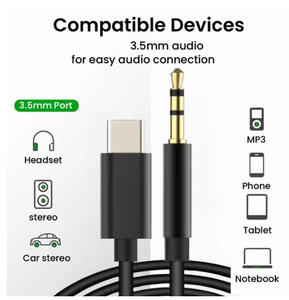 Usb Type C To 3.5mm Aux <strong>Audio</strong> Cable Headset Speaker Headphone <strong>Jack</strong> Adapter - Product Image 4
