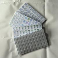 Jeu de tuiles de mahjong américain de luxe en acrylique Glacier Bloom de haute qualité, 160 tuiles, écologique, durable et portable pour le divertissement