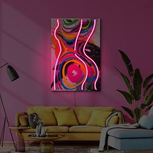 Décoration murale de bar d'<span class=keywords><strong>art</strong></span> néon personnalisée Décoration d'ambiance de chambre à coucher d'<span class=keywords><strong>art</strong></span> nu sexy Accessoires de décoration d'éclairage - Product Image 4