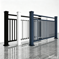 Balustrade de balcon, garde-corps de fenêtre en baie, garde-corps de grenier, clôture de terrasse de villa, main courante d'escalier de grenier en acier de style européen