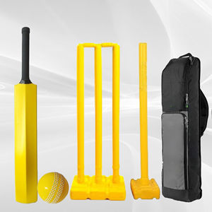 Fabricant pas cher personnalisable de haute qualité ensemble de chauve-souris en plastique PE lourd promotionnel pour enfants adultes jouet physique cricket frappeur - Product Image 1