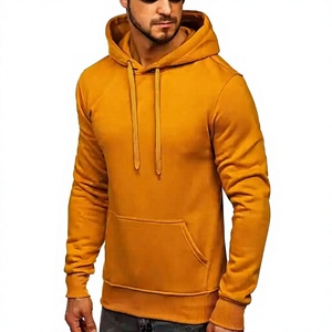 Sudadera con Capucha para Hombre Long Mission Industry, Estampado de Corona de León Dorado, Ropa Casual de Invierno, Corte Regular, Tejido de Algodón, Servicio OEM - Product Image 3