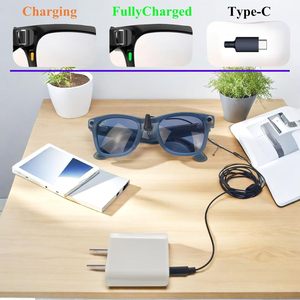 USB dây sạ<span class=keywords><strong>c</strong></span> và tường Sạ<span class=keywords><strong>c</strong></span> Adapter Kit cho Rayban Meta WAYFARER/skyler/headliner thông minh kính phụ kiện thay thế - Product Image 5