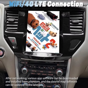Écran vertical 10,4 pouces Stéréo 4G HU pour Nissan Pathfinder 2012-2019 Android 15 Autoradio Lecteur vidéo GPS Navigation Carplay - Product Image 5