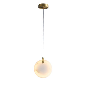 Modern Minimalist Pendant <b>Light</b> Round E27 LED Single Head For Living Room Bedroom Nordic Style - Product Image 1