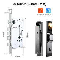 Serrure de porte intelligente avec caméra, reconnaissance faciale 3D, empreintes digitales, Wifi Tuya, serrure biométrique intelligente, serrure de porte entièrement automatique, serrure numérique intelligente