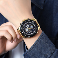 Jam Tangan Sport Pria Digital Mewah Model 2205 Terbaru 2026, Supplier Grosir Jam Tangan OEM, Bagian Belakang Baja, Tahan Air