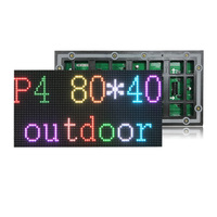 Panel Video Wall LED Iklan Luar Ruangan 3840HZ P4 Kecerahan Tinggi Tahan Air DCI-P3 95%  Dukungan HDR Layar Terpisah Cerdas