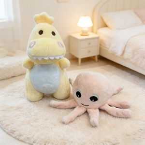 Nouveauté 2026 : Jouets en <span class=keywords><strong>peluche</strong></span> personnalisés en gros, <span class=keywords><strong>poulpe</strong></span> et dinosaure moelleux, animaux brodés mignons, jouets en <span class=keywords><strong>peluche</strong></span> pour cadeaux - Product Image 6