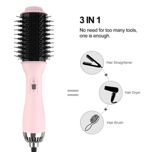 Multi-Temperature Setting Hair Styler for Frizz-Free Styling Tools Blow <strong>Dryer</strong> With Aluminum <strong>Sheet</strong> Oval Barrel Hot Air Brush - Product Image 3