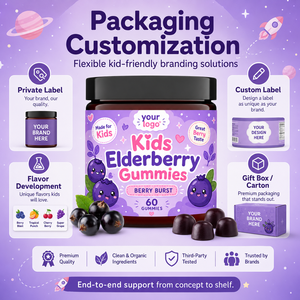 Fórmula Personalizada a Granel, Pectina Vegana Orgánica GMP, Sin OMG, 60 Unidades, Multivitamínico para el Apoyo Inmunológico, Digestión, Visión, Crecimiento Infantil - Product Image 5