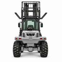 Chariot élévateur diesel tout-terrain fiable de 3,5 tonnes 4x4 pour la logistique extérieure et le transport de palettes