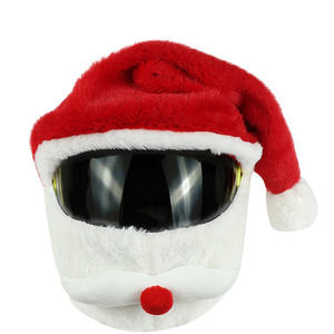 Vendita diretta in fabbrica cappello di natale all'aperto pazzo divertente Babbo Natale personalizzabile <span class=keywords><strong>casco</strong></span> per <span class=keywords><strong>moto</strong></span> - Product Image 2