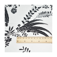 Nouveau design 2020 : Tissu tissé en rayonne imprimé motif floral pour robe femme (stock disponible)