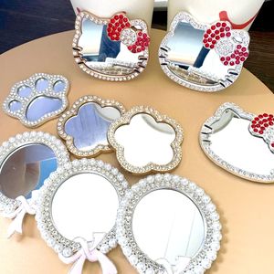 Chic métal luxe plein <span class=keywords><strong>strass</strong></span> coeur miroir concepteur coque de téléphone indésirable décoration charme bricolage artisanat déco accessoires - Product Image 2