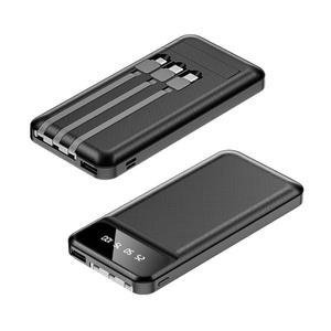 Cargador de Teléfono Móvil de Gran Capacidad, 10000mAh 5000mAh, Banco de Energía Portátil para Exteriores con Cable Integrado para Teléfono Celular - Product Image 5