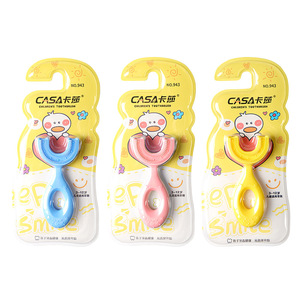 Cepillo de dientes en forma de U para niños de 0 a 6 años, diseño ergonómico para niños - Product Image 5