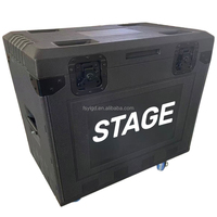 250W Leistungsstarker RGBW Moving Head LED-Scheinwerfer im Flightcase mit DMX512-Steuerung für Dynamische Lichteffekte Bühnenlicht