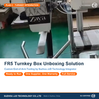  Solusi Unboxing Kotak Turnkey untuk Lengan Robot Industri FR5 dengan Perkakas Ujung Lengan Khusus oleh Integrator Teknologi Suzhou JJD