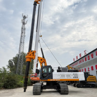 Foreuse sur chenilles Sitense DR-220 pour pieux, profondeur 60m - Équipement de forage avec moteur Cummins pour les grands projets d'infrastructure