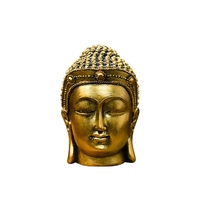 Créative Asie du Sud-Est Ancienne Tête de Bouddha Vente en gros Résine Artisanat Décoration de la maison Pièces