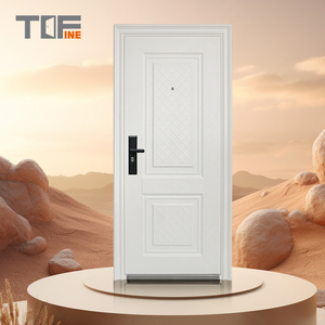 Nouveau produit porte en acier inoxydable conception entrée principale sécurité résidentielle avant porte de sécurité en acier avec cadre entrée Villa porte de maison - Product Image 6