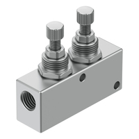 Vanne de régulation de débit unidirectionnelle série GR GR‑QS‑4 GR‑QS‑6 GR‑QS‑8 Vanne de régulation de vitesse pneumatique à installation en ligne