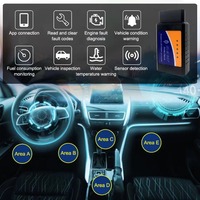 Escáner OBD2 ELM327 V2.1 2024, Herramienta de Diagnóstico para Automóviles, Lector de Códigos Android con 1 Año de Garantía