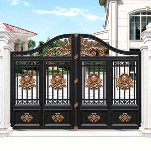Porte coulissante automatique double en acier inoxydable 304 pour cour de villa moderne, étanche, garantie 5 ans, installation facile JYZ - Product Image 2