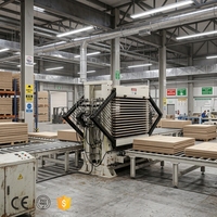 Mesin Pengering Veneer Kayu Lapis YUEQUN Baru 5.5kW dengan Kontrol PLC Multi-Tegangan (220V/380V/440V)
