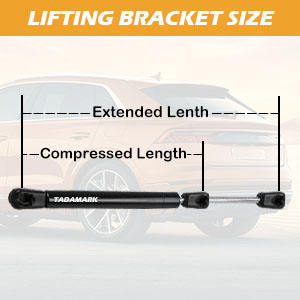 دعامات رفع زجاج النافذة الخلفية من الفولاذ من غاستاك، ممتصات صدمات غازية لسيارات كاديلاك إسكاليد وشيفروليه سوبربان وتاهو وجي إم سي يوكون 1999-2006 - Product Image 2