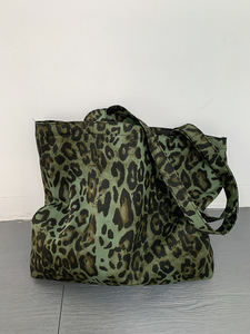 Zhaoxi Chất Lượng Cao Thời Trang Leopard Mô Hình Dày Canvas Tote Túi Với Biểu Tượng Tùy Chỉnh Và Kích Thước - Product Image 3