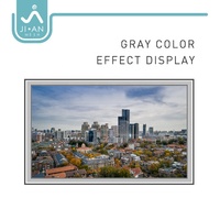 Écran de projection transparent en maille holographique 3D surdimensionné de 4,9 m, sans couture, Holo-Gauze pour la publicité et les spectacles en direct