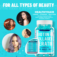 Gummies de Biotine et Collagène de Haute Qualité pour Adultes, Multivitamines Capillaires, Vitamines et Kératine pour la Peau et les Ongles – Offre Spéciale