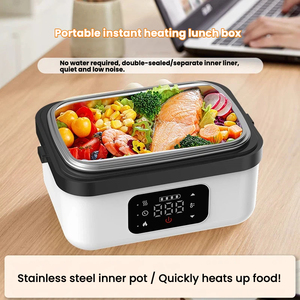 Scaldavivande Senza Fili 8000mAh 60W Senza BPA in Acciaio Inox 304, Contenitore Termico Anti-perdita con Spegnimento Automatico, Certificato FCC CE - Product Image 3