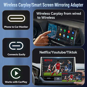 Monitor Portátil para Auto con CarPlay y Android Auto Inalámbricos, Puerto Tipo-C, Compatible con <span class=keywords><strong>Netflix</strong></span>/Youtube, Navegación GPS, Función DEX - Product Image 3