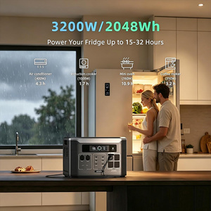 Station d'alimentation portable 3200W 3600W, système de stockage d'énergie domestique tout-en-un, batterie externe, <span class=keywords><strong>générateur</strong></span> <span class=keywords><strong>solaire</strong></span> - Product Image 2