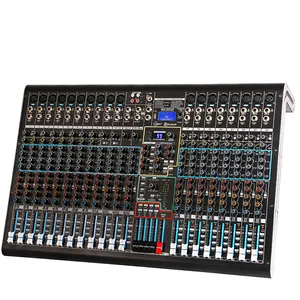 Depusheng DX24C New Design Built-in 99 Kinds of DSP Reverb Effect 24-channel mixer audio for Stage Wedding