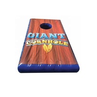 Jeu de Cornhole gonflable géant, jeu de lancer de sacs de haricots gonflables, jeux de carnaval gonflables