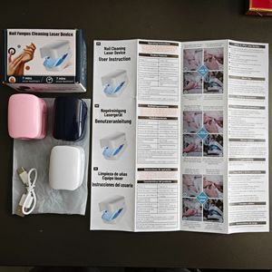 อุปกรณ์เลเซอร์ทำความสะอาดเชื้อราที่เล็บแบบพกพาพร้อมแหล่งกำเนิดแสง LED จอแสดงผลดิจิตอล แหล่งจ่ายไฟ USB พร้อมโคมไฟยูวีสำหรับทำเล็บ - Product Image 5