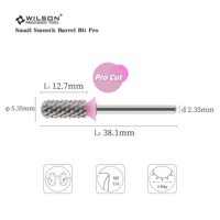 5.35mm petit foret à baril lisse PRO (coupe pro) foret à ongles en gros 5XC 4XC 3XC carbure limes de fraisage de salon de manucure outil électrique