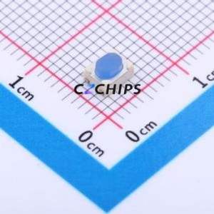 YTS-A016S-2 Tactile Switch SMD Switch Single Pole Single Throw Oval Button 2.6N Vertical Mount - Product Image 1