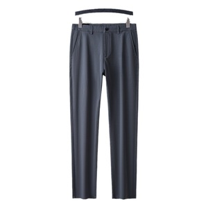 Nuovi <span class=keywords><strong>Pantaloni</strong></span> Casual Autunnali a Vita Media con Chiusura a Zip, Moda Versatile, <span class=keywords><strong>Pantaloni</strong></span> <span class=keywords><strong>Classici</strong></span> di Alta Gamma in Stile Europeo per <span class=keywords><strong>Uomo</strong></span> - Product Image 5