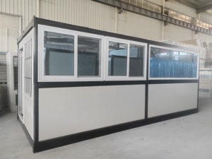 Casa Container Moderna Monopiano di Lusso con Tre Camere da Letto, Isolata, Portatile, Prefabbricata, Design Modulare 5.8*2.5*2.43m Sandwich - Product Image 2