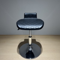 Chaise de bar durable en PU pour salon, foyer, bureau, atelier, chaise de comptoir étanche réglable en hauteur pour caissier, équipage,